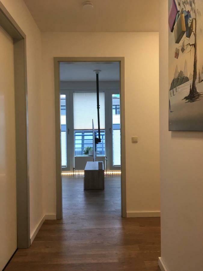 Moderne Wohnung Leipzig Extérieur photo