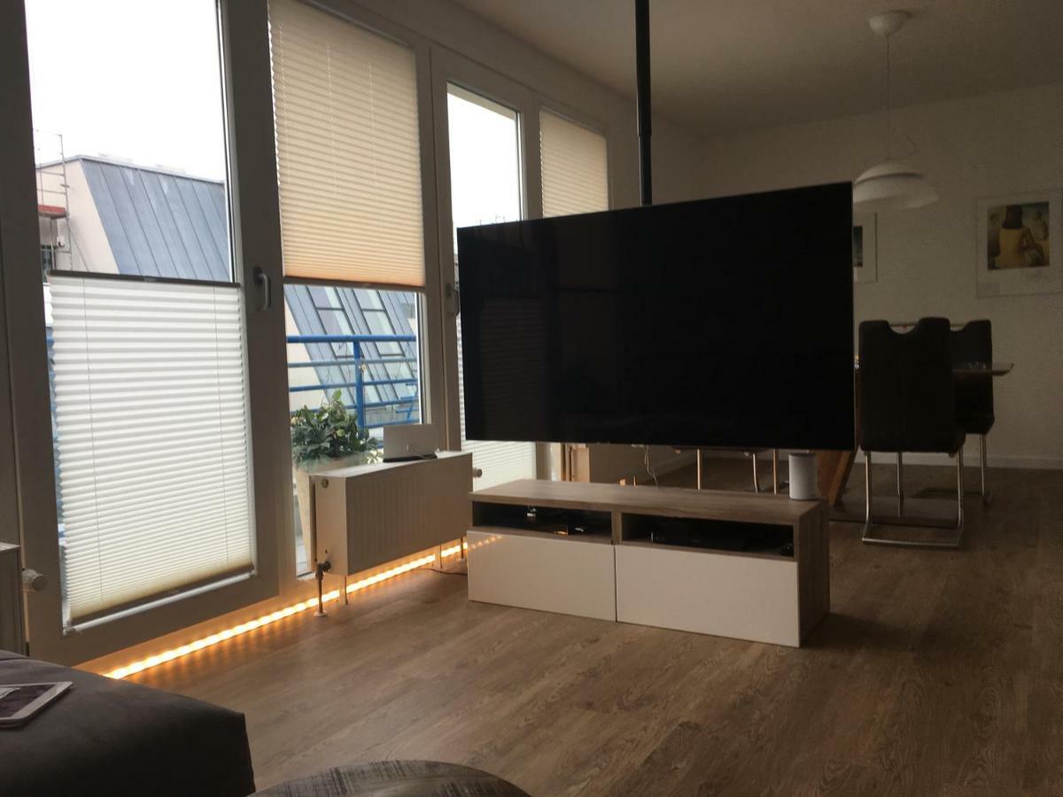 Moderne Wohnung Leipzig Extérieur photo